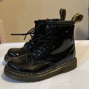 Dr. Marten Black Patent Leather Boots